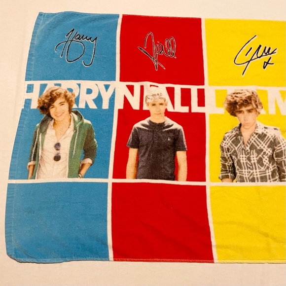 2013 One Direction 1D Beach Towel 29” x 55” Harry Liam Niall Louis Zayn - Picture 2 of 16